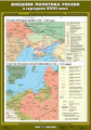 Карта. История России 7кл. Внешняя политика России в середине ХVIII века. 70х100см.